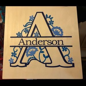 Personalized Wooden Name Sign